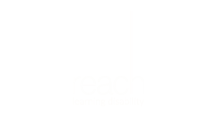 Button which reads reach learning disability