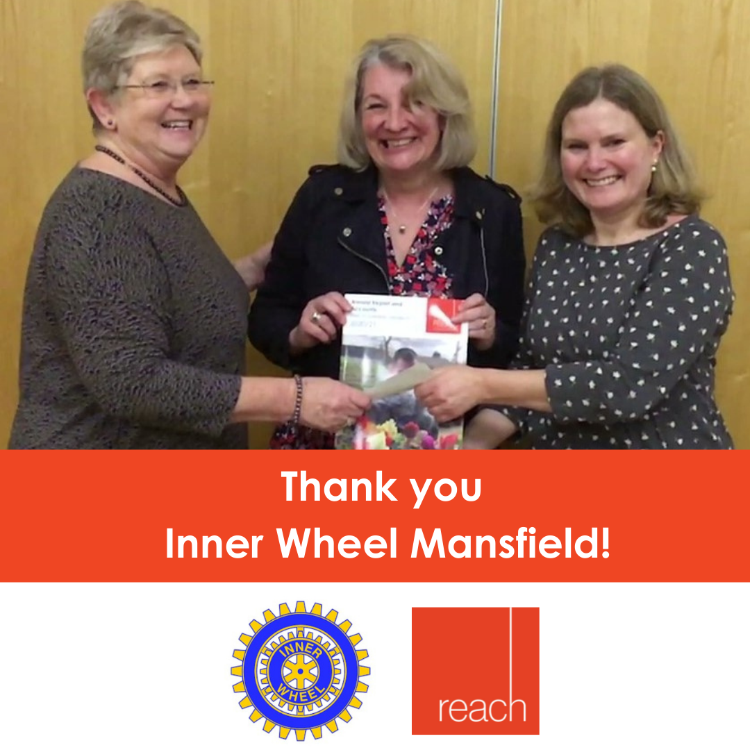 Inner Wheel Mansfield Cheque Presentation