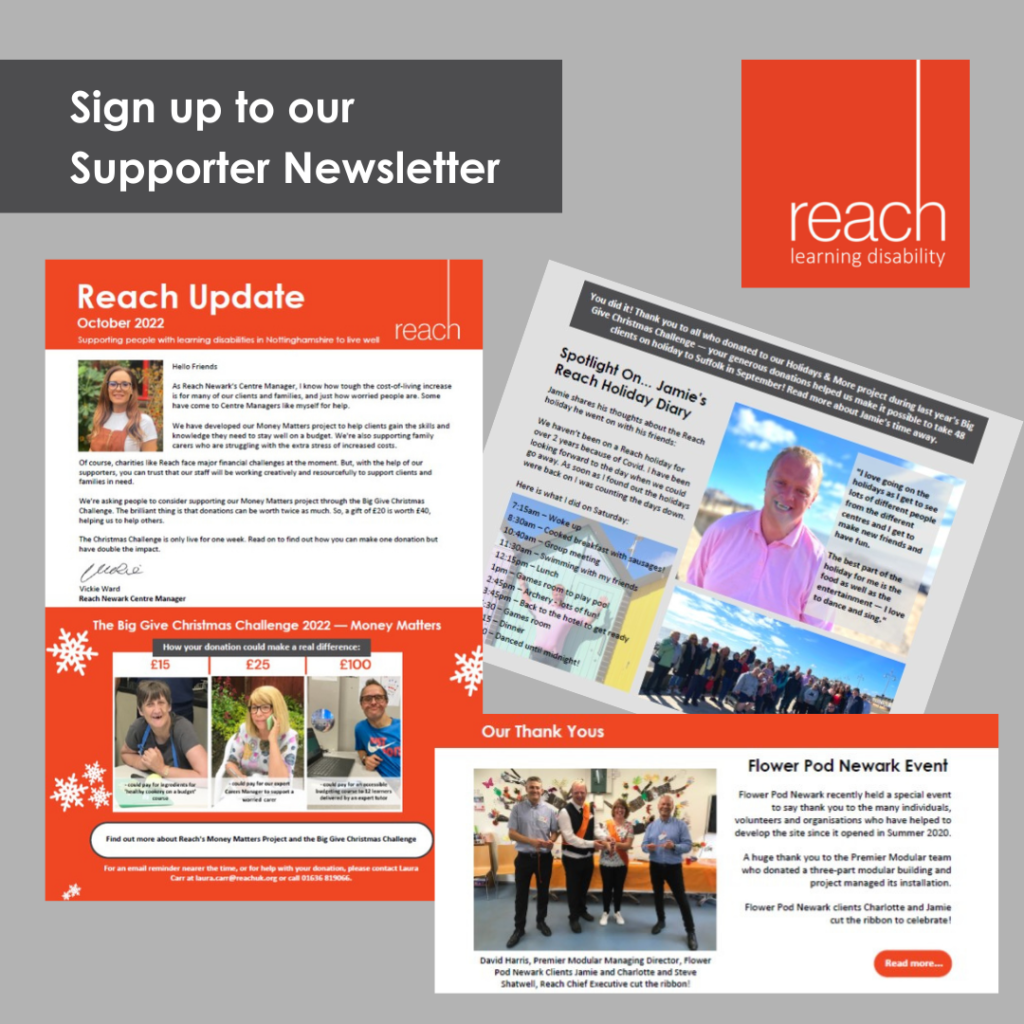 Reach October Supporter Newsletter